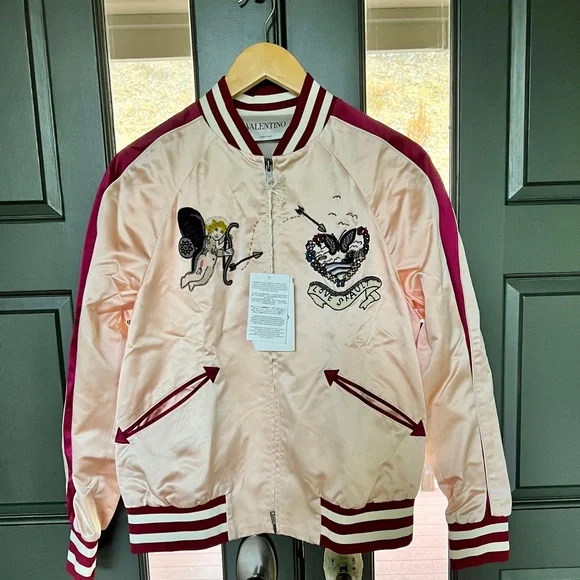 NWT Valentino Silk Bomber size 42